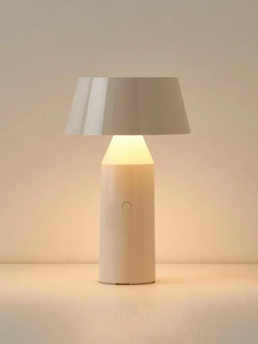 Mobiele LED tafellamp Bicoca met verstelbare lampenkap, dimbaar