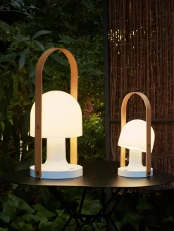 Mobiele LED tafellamp FollowMe met verstelbare lampenkap, dimbaar