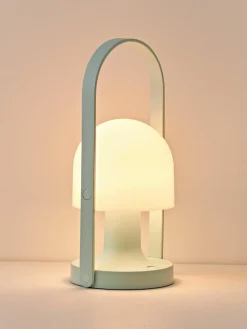 Mobiele LED tafellamp FollowMe met verstelbare lampenkap, dimbaar