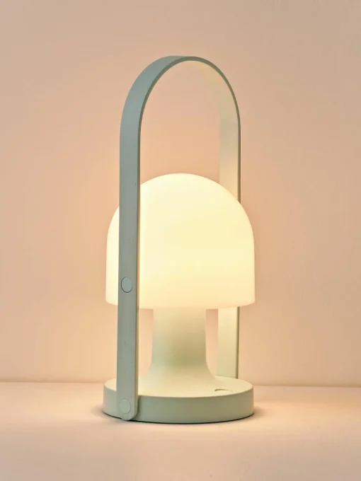 Mobiele LED tafellamp FollowMe met verstelbare lampenkap, dimbaar