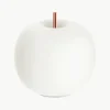 Mobiele LED tafellamp Kushi, mondgeblazen