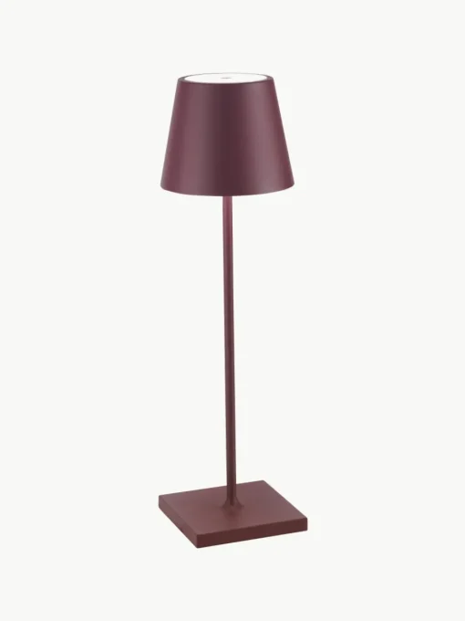 Mobiele LED tafellamp Poldina, dimbaar
