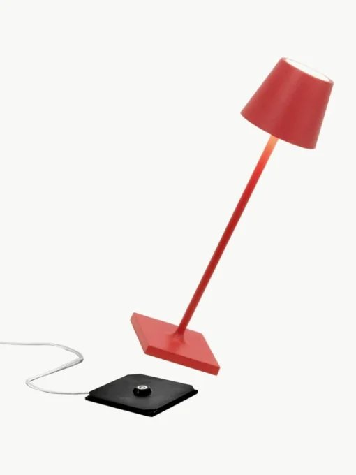 Mobiele LED tafellamp Poldina, dimbaar