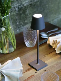 Mobiele LED tafellamp Poldina, dimbaar