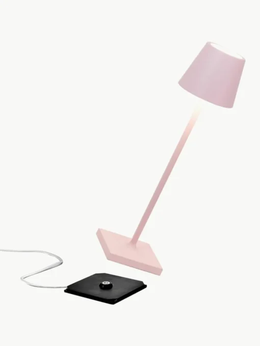 Mobiele LED tafellamp Poldina, dimbaar