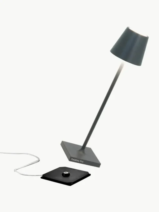 Mobiele LED tafellamp Poldina, dimbaar