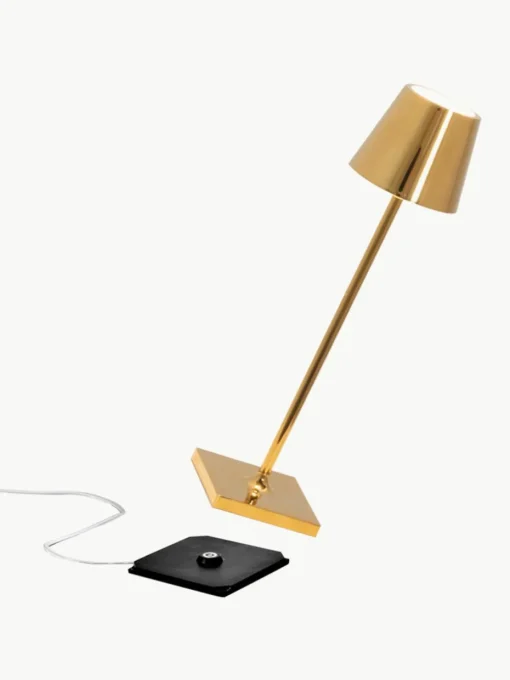 Mobiele LED tafellamp Poldina, dimbaar