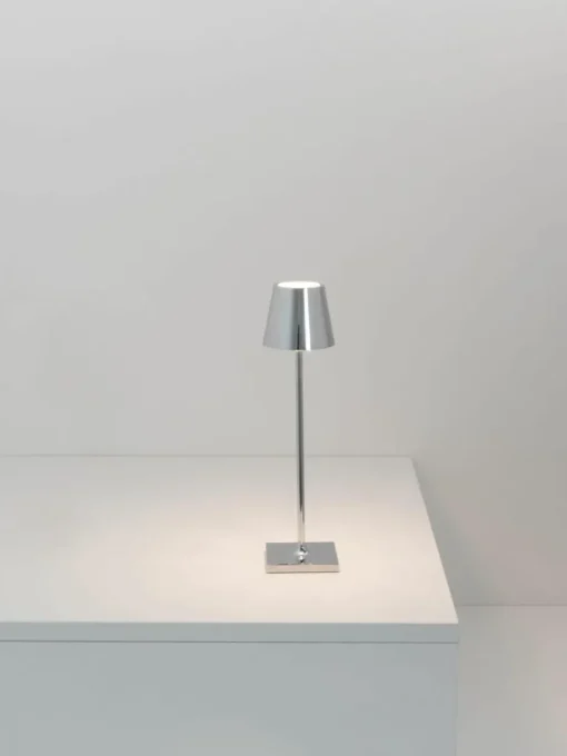Mobiele LED tafellamp Poldina, dimbaar