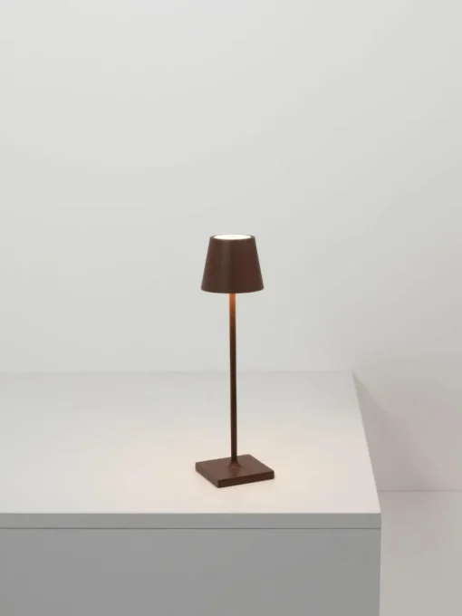 Mobiele LED tafellamp Poldina, dimbaar