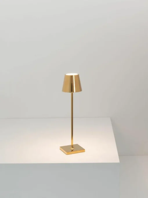 Mobiele LED tafellamp Poldina, dimbaar