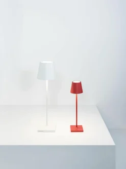 Mobiele LED tafellamp Poldina, dimbaar