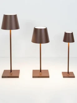 Mobiele LED tafellamp Poldina, dimbaar