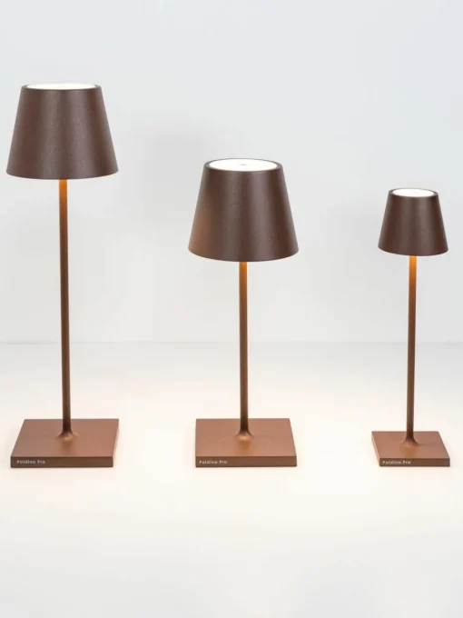 Mobiele LED tafellamp Poldina, dimbaar