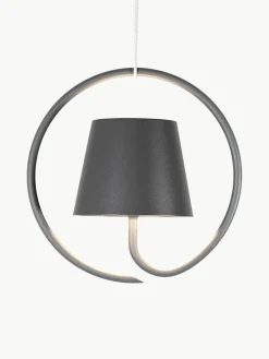 Mobiele outdoor LED hanglamp Poldina, dimbaar