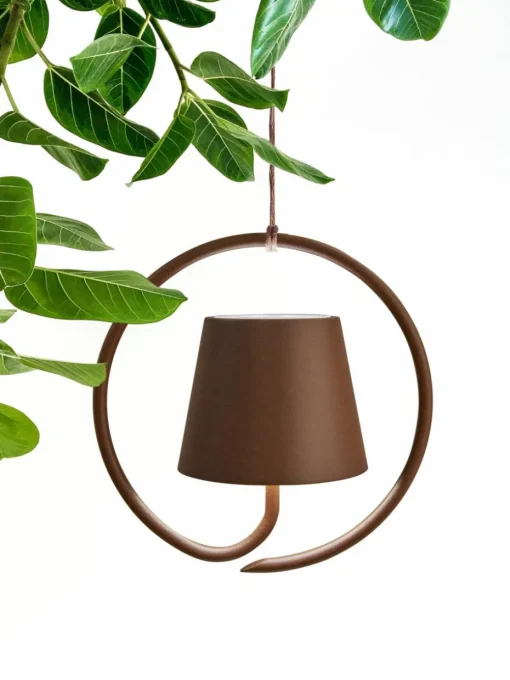 Mobiele outdoor LED hanglamp Poldina, dimbaar
