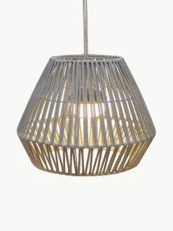 Mobiele outdoor LED hanglamp Conta, dimbaar