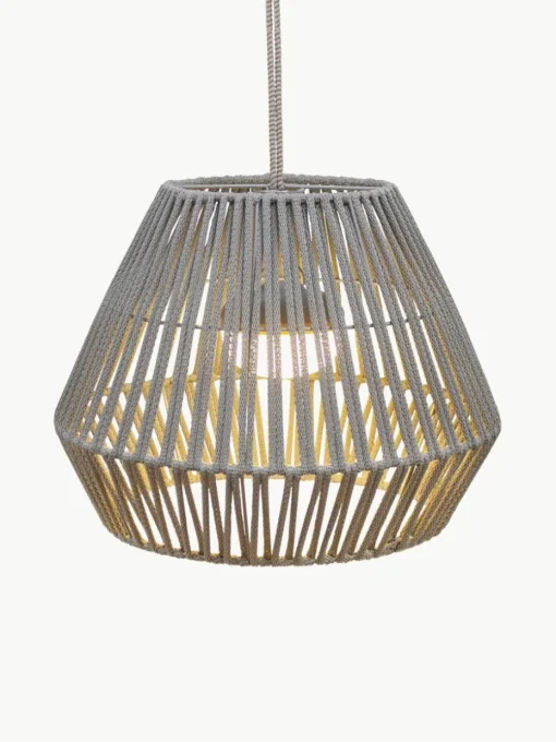 Mobiele outdoor LED hanglamp Conta, dimbaar