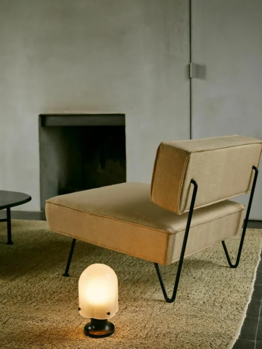 Mobiele outdoor tafellamp Seine met USB-aansluiting, dimbaar