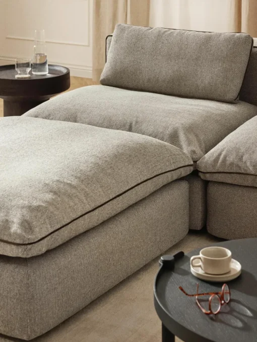 Modulaire bank Felix met poef