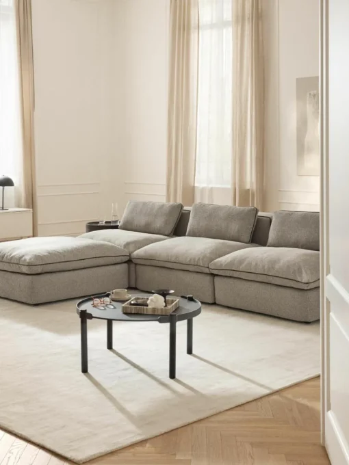 Modulaire bank Felix met poef