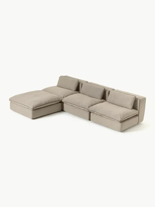 Modulaire bank Felix met poef