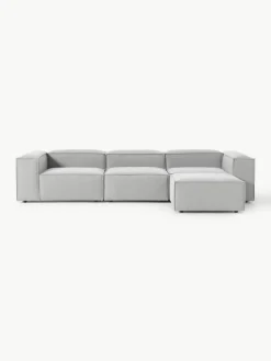 Modulaire bank Lennon (4-zits) met poef (links/rechts)