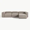 Modulaire bank Lennon (4-zits) met poef (links/rechts)