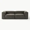 Modulaire bank Lennon (3-zits) van gerecycled leer