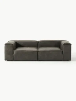 Modulaire bank Lennon (3-zits) van gerecycled leer