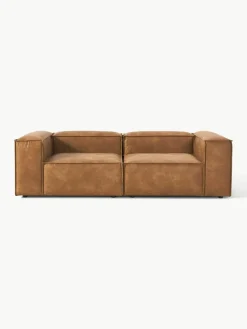 Modulaire bank Lennon (3-zits) van gerecycled leer