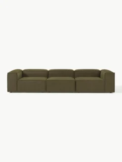 Modulaire bank Lennon (4-zits) uit bouclé