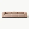 Modulaire bank Lennon (4-zits) van linnenmix