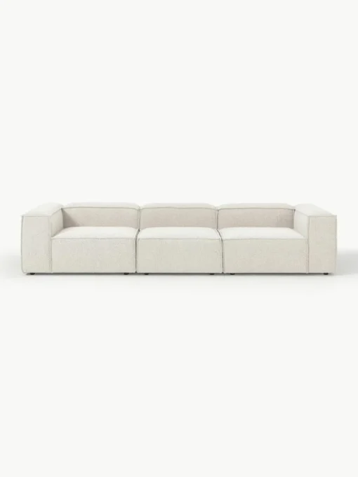 Modulaire bank Lennon (4-zits) uit bouclé