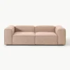 Modulaire bank Lennon (3-zits) van linnenmix