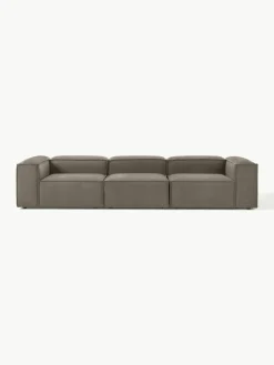 Modulaire bank Lennon (4-zits) uit bouclé