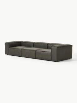 Modulaire bank Lennon (4-zits) van gerecycled leer