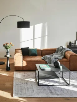Modulaire bank Lennon (3-zits) van gerecycled leer