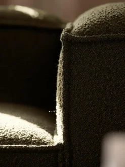 Modulaire bank Lennon (4-zits) uit bouclé