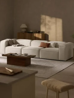 Modulaire bank Lennon (4-zits) van linnenmix