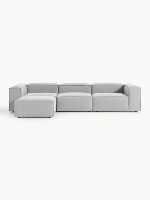 Modulaire bank Lennon (4-zits) met poef (links/rechts)
