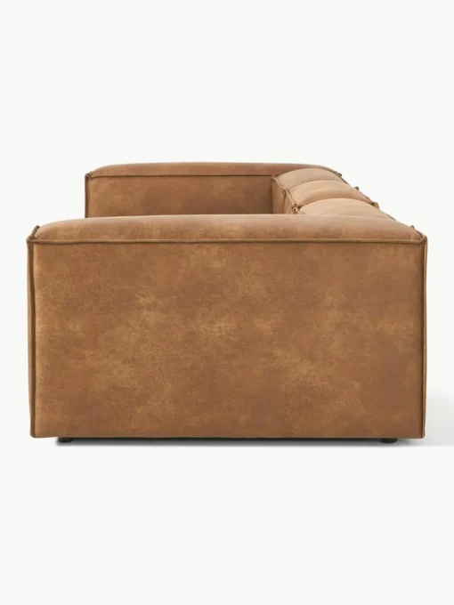 Modulaire bank Lennon (4-zits) van gerecycled leer