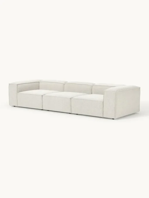 Modulaire bank Lennon (4-zits) uit bouclé