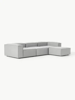 Modulaire bank Lennon (4-zits) met poef (links/rechts)