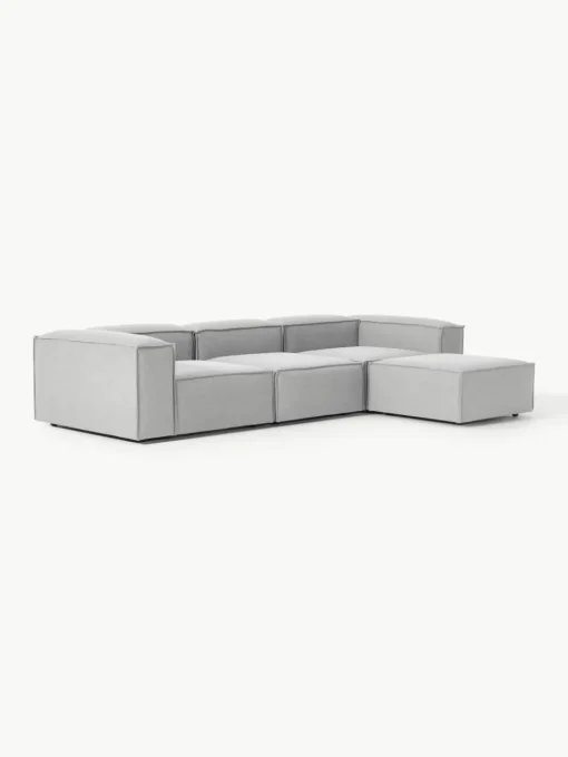 Modulaire bank Lennon (4-zits) met poef (links/rechts)