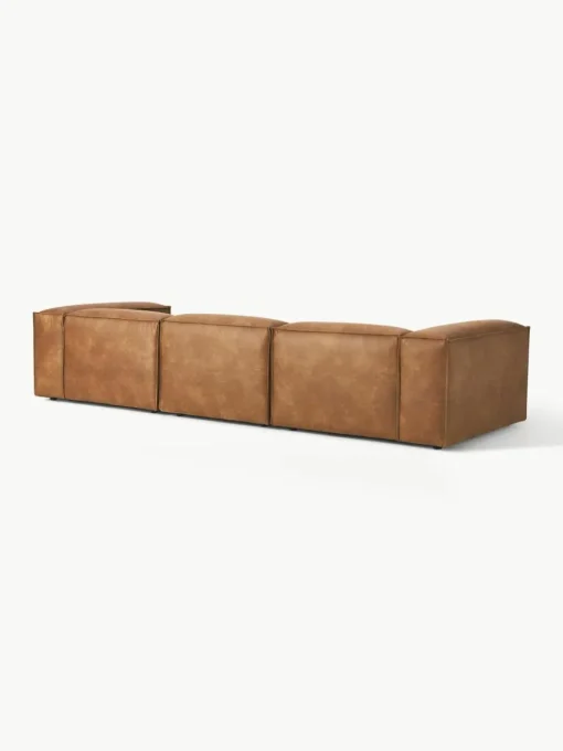 Modulaire bank Lennon (4-zits) van gerecycled leer