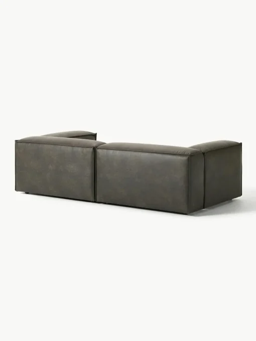 Modulaire bank Lennon (3-zits) van gerecycled leer