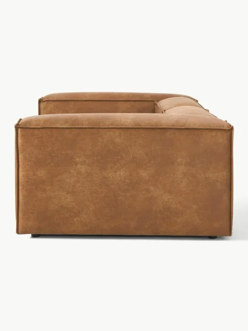 Modulaire bank Lennon (3-zits) van gerecycled leer