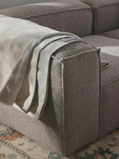 Modulaire bank Lennon (3-zits) uit bouclé
