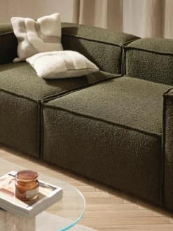 Modulaire bank Lennon (3-zits) uit bouclé