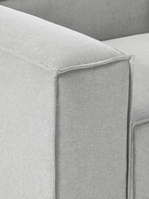 Modulaire bank Lennon (4-zits) met poef (links/rechts)